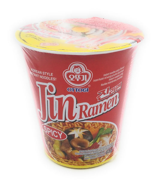 Jin Ramen Scharfe Instant-Nudeln nach koreanischer Art – 65 g