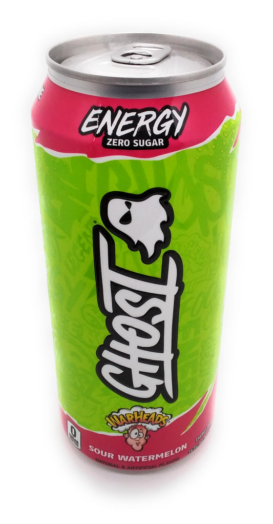 Energy Ghost Sour Watermelon - Zero Sugar - Warheads