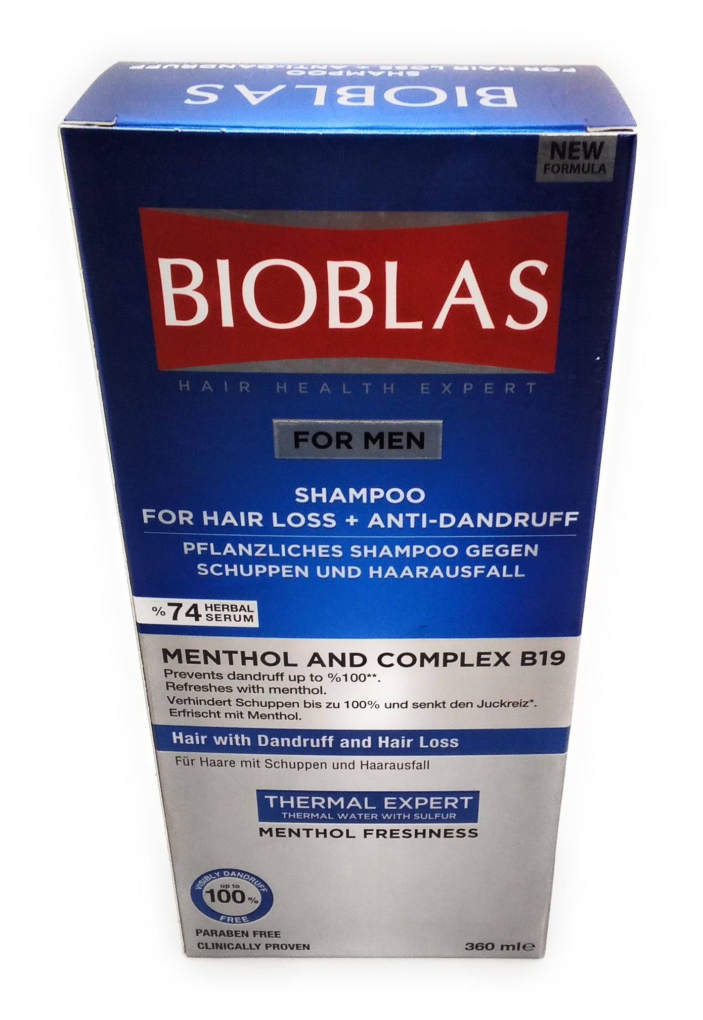 Bioblas Shampoo for Hair Loss and anti Dandruff