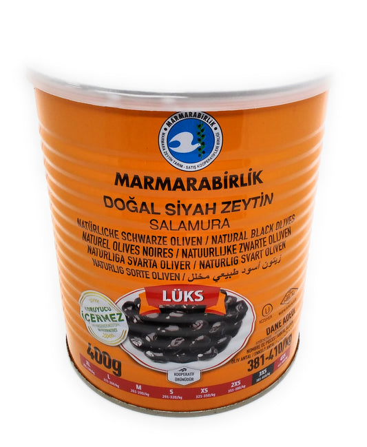 Marmarabirlik Natural Black Olives Luks