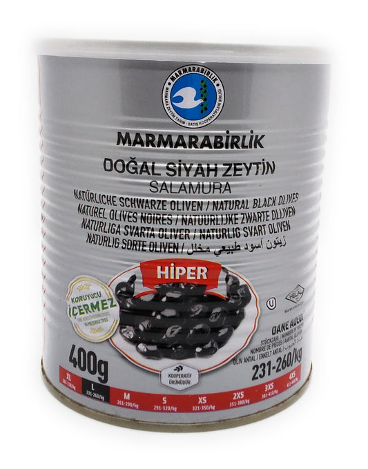Marmarabirlik Natural Black Olives Hiper