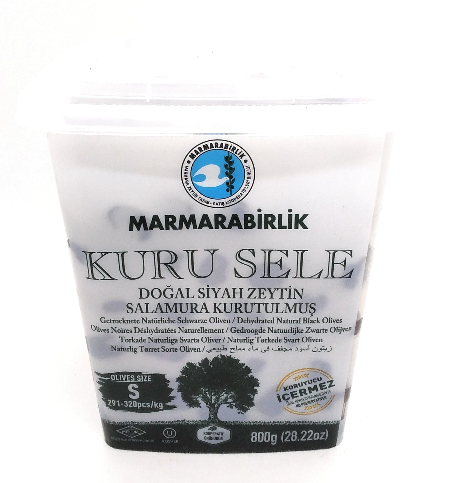 Marmarabirlik - natürliche schwarze Oliven