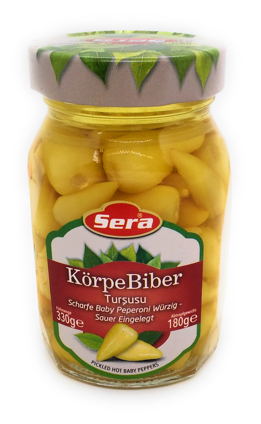 Sera - Baby Pepper Hot Baby Pepperoni, würzig und sauer eingelegt