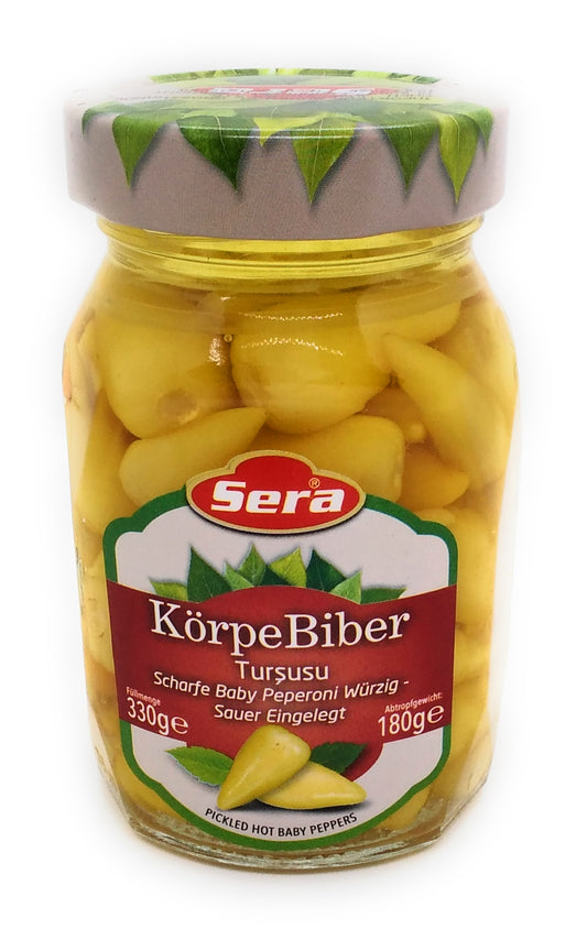 Sera - Baby Pepper Hot Baby Pepperoni, würzig und sauer eingelegt