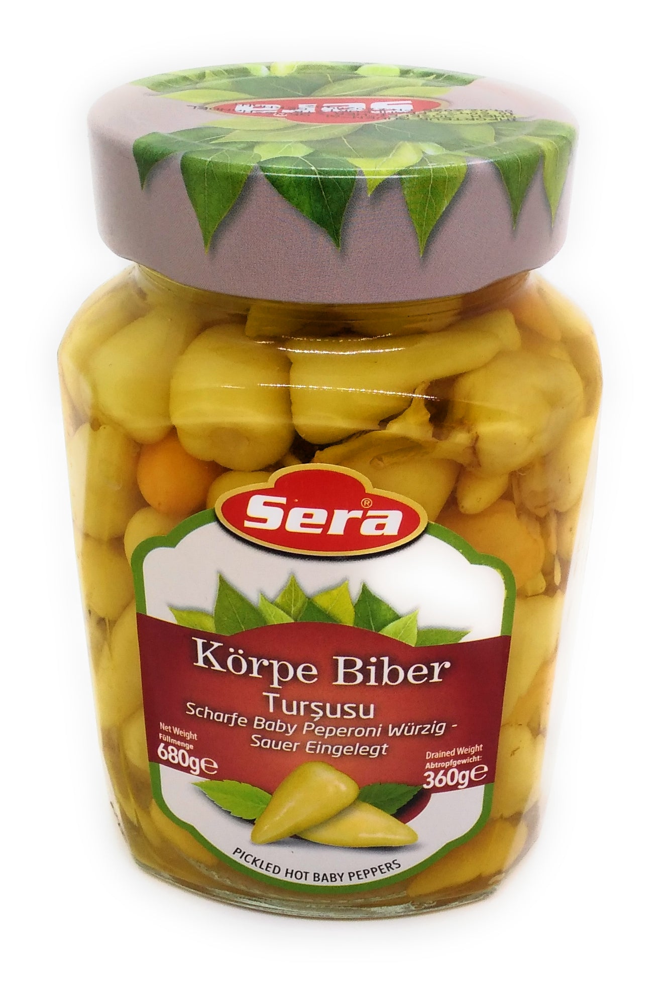 Sera - Scharfe Baby Peperoni würzig, sauer eingelegt