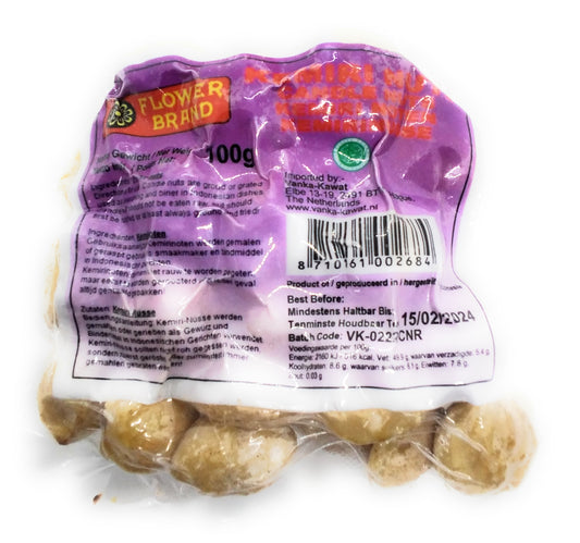 Blumenmarke – Kemiri-Nüsse