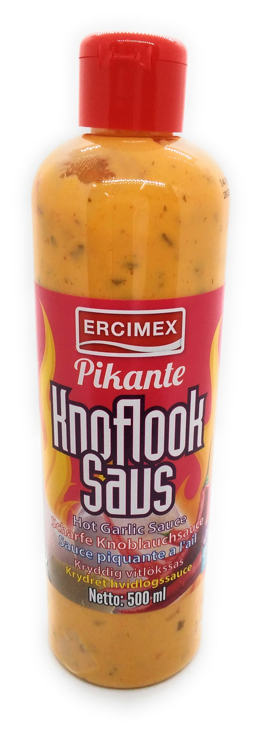 Ercimex Hanflook Sauce Pikante - Hot Garlic Sauce - 500ML