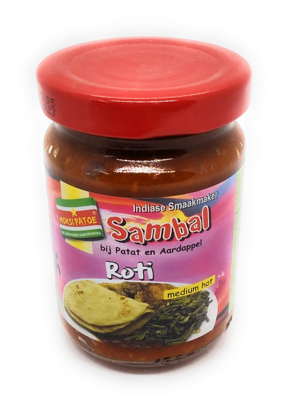 Sambal Roti Med Sambal at Fries and Potato Bread