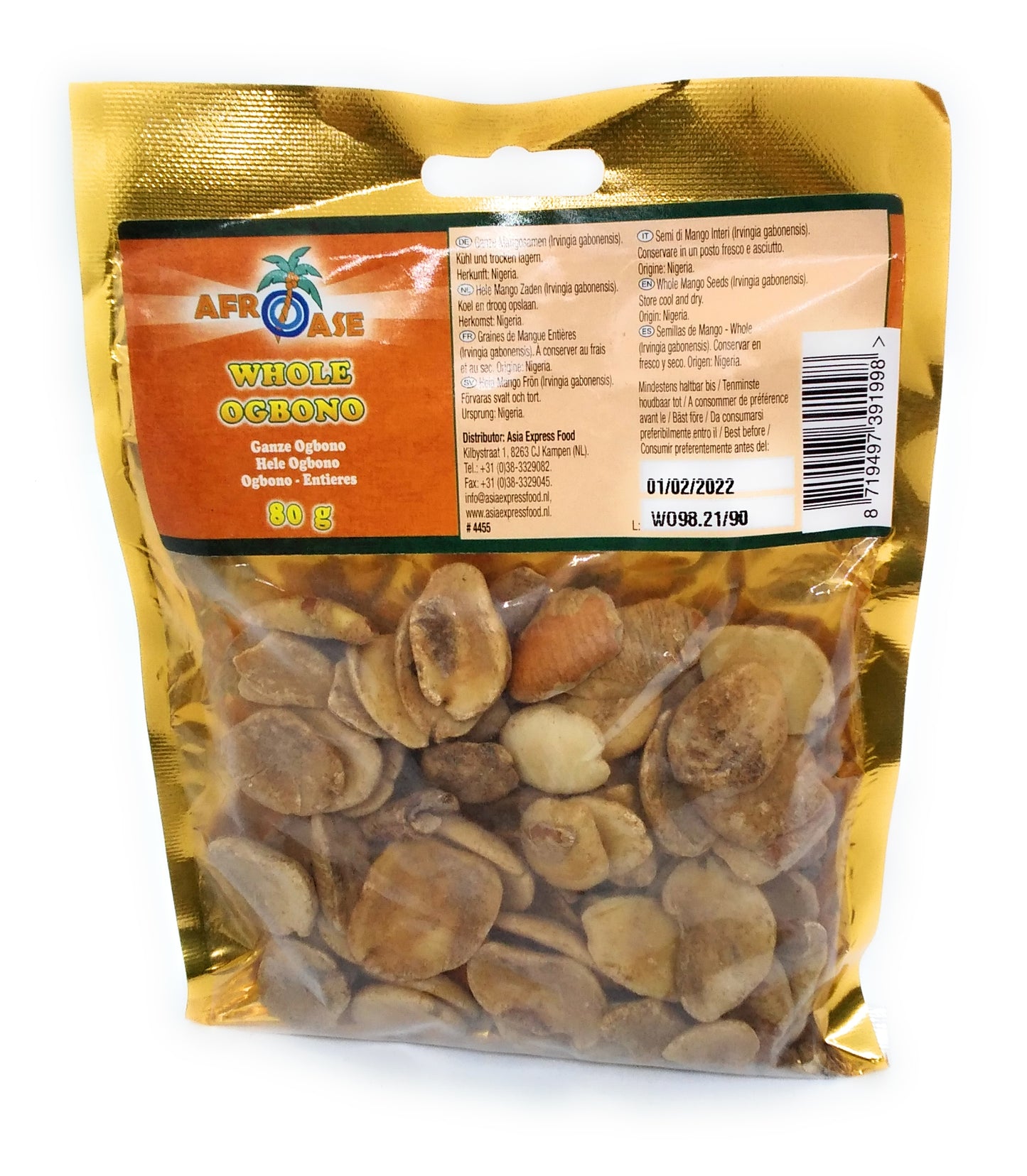Afroase Whole Ogbono-80G