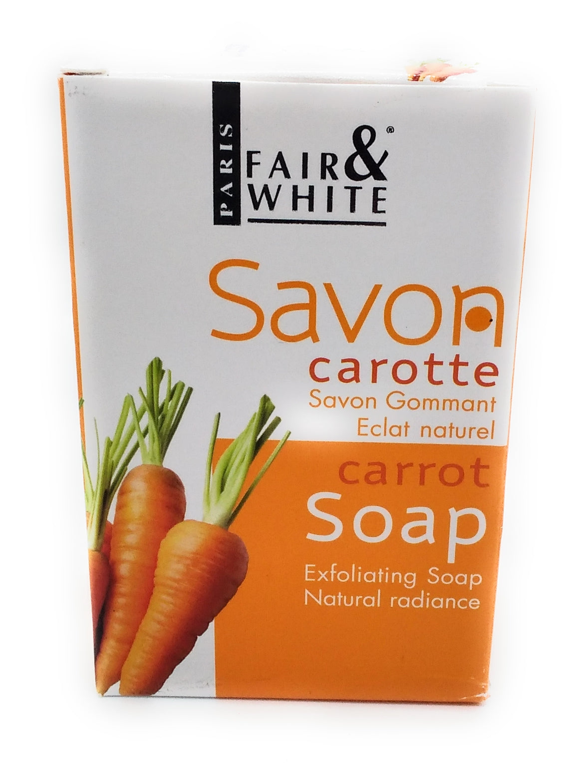 Paris Fair and White Savon Carotte Soap