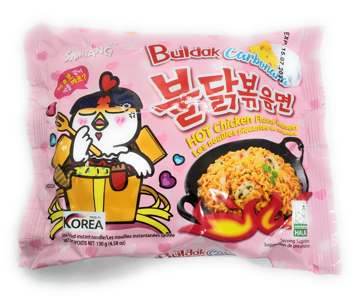 Samyang Instant Noodles Hot Chicken Carbo Halal