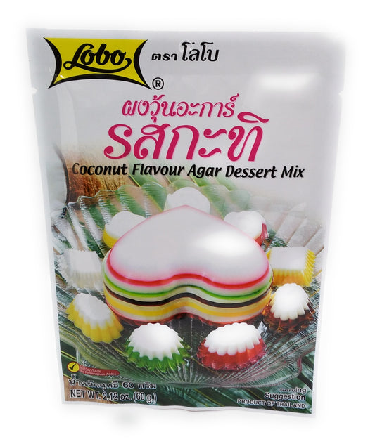 Lobo Coconut Flavour Agar Dessert Mix - 60g