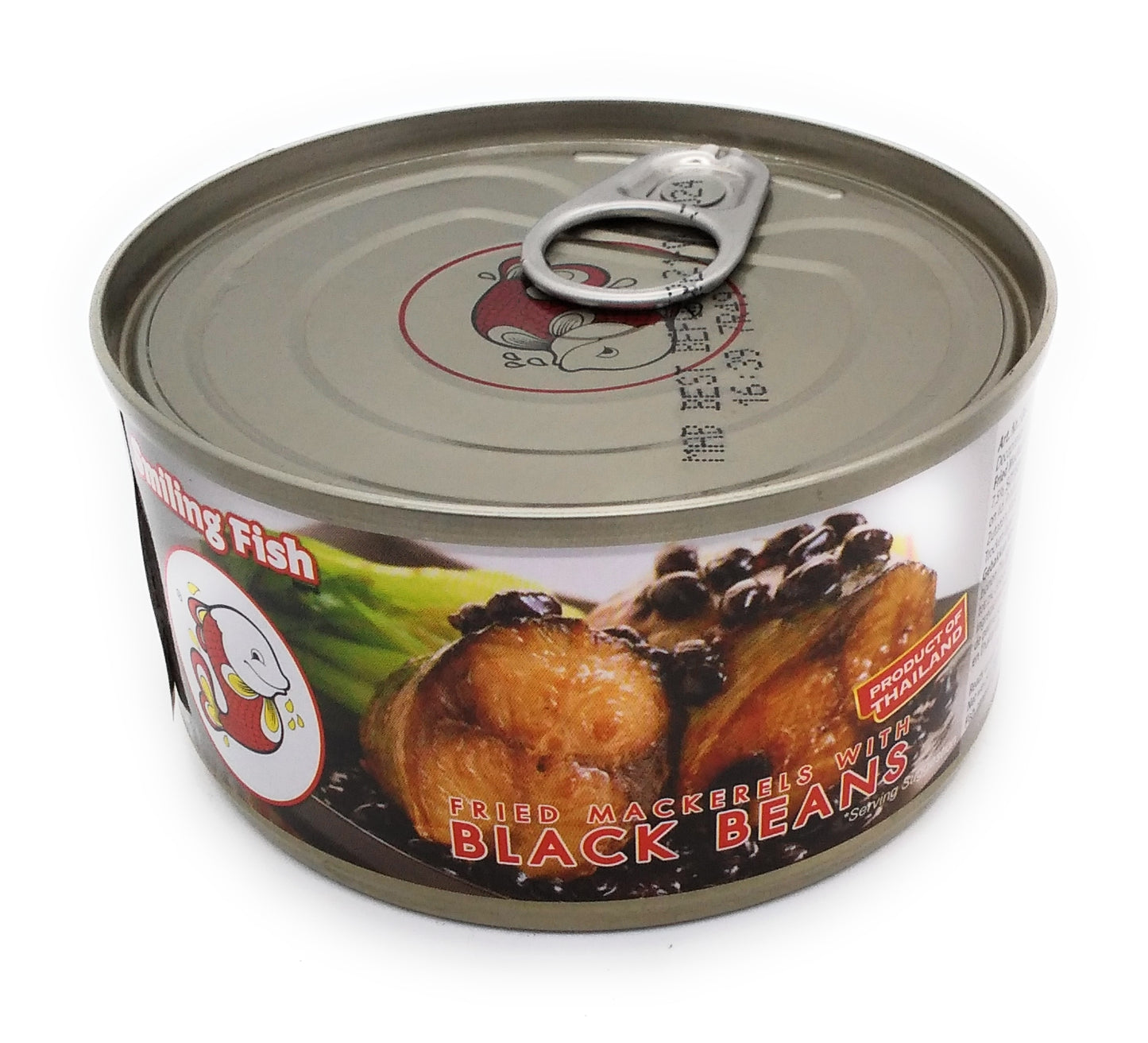 Lächelnder Fisch - Gebratene Makrele mit schwarzen Bohnen