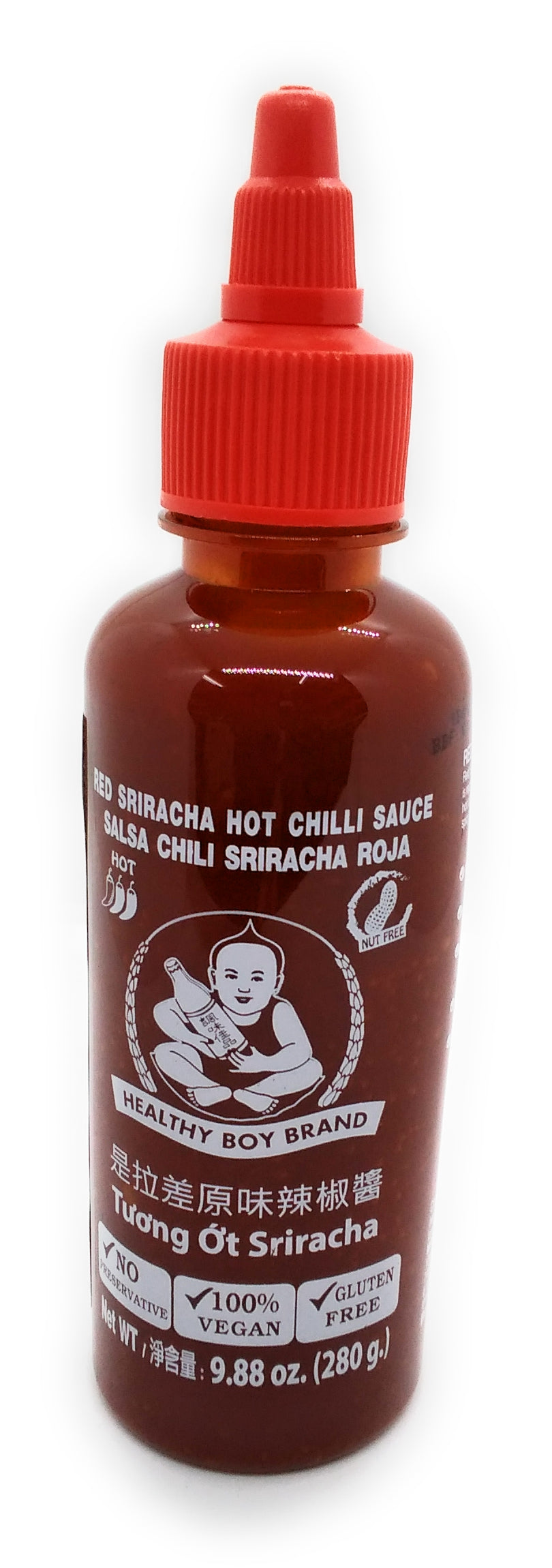 Healthy Boy Red Siracha Chilisauce Scharf´136G