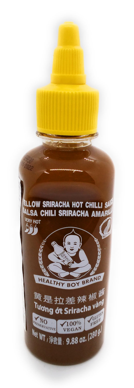 Healthy Boy Gelbe Siracha Scharfe Chilisauce