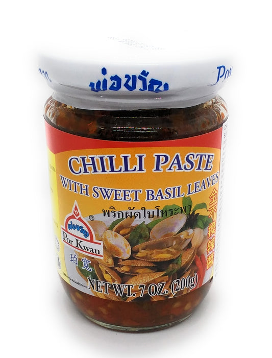 Por Kwan - Chilli Paste with Sweet Basil Leaves