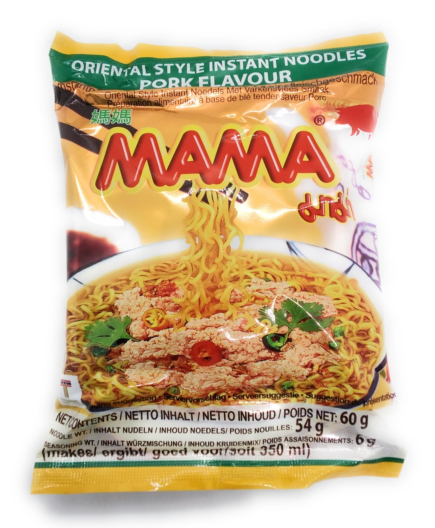 Mama Oriental Style Instant Noodles Pork Flavor - 60g