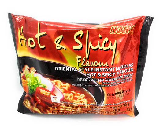 Mama Oriental Style Instant Noodles Hot and Spicy Flavour - 90g