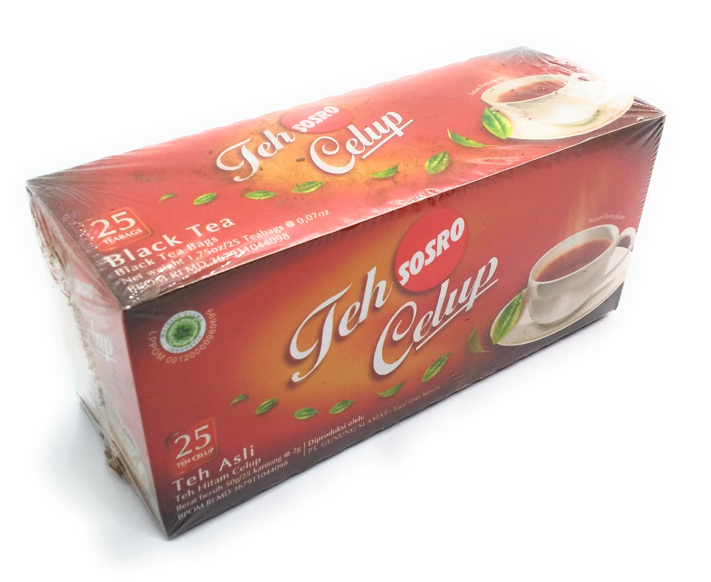 Sosro Teh Celup Sosro Schwarzer Tee-50G