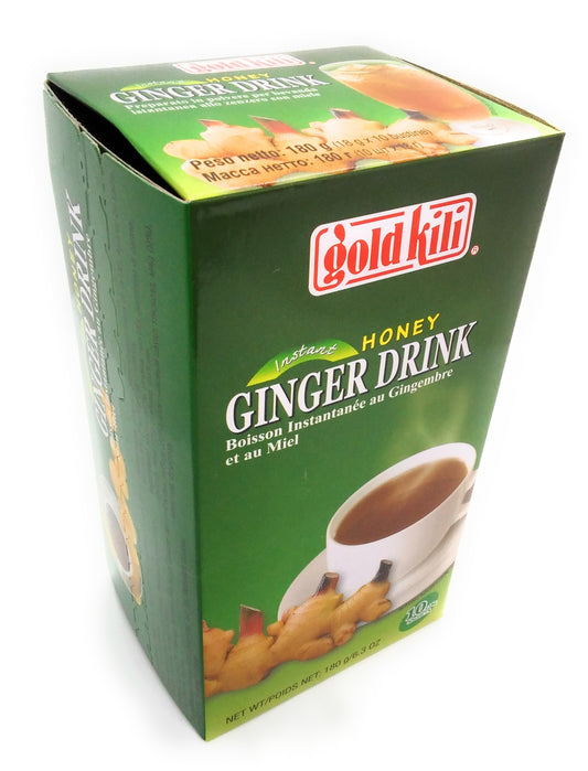 Gold Kili - Instant Honig-Ingwer-Getränk - 180G/10Beutel 