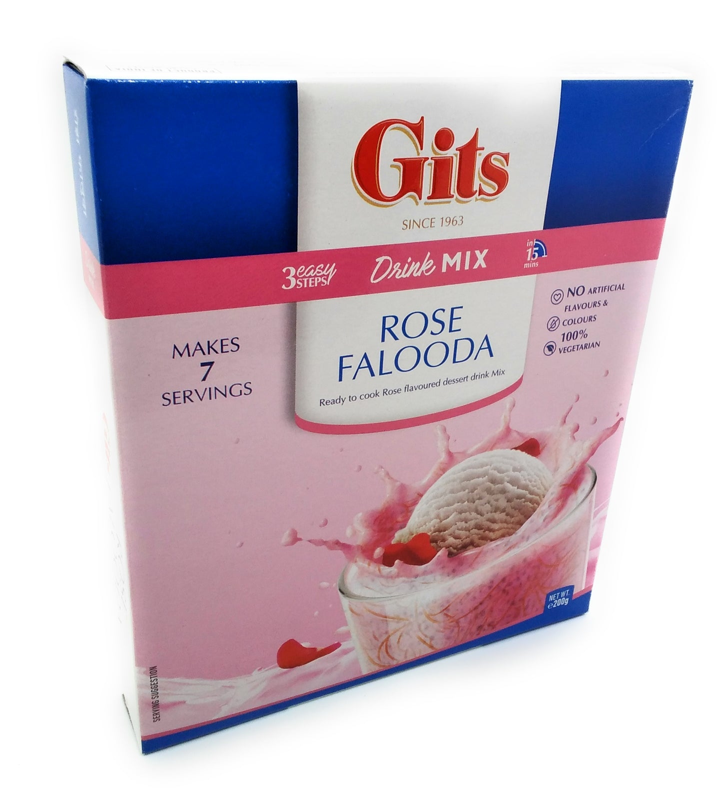 Gits Rose Falooda Dessertmischung - 200g