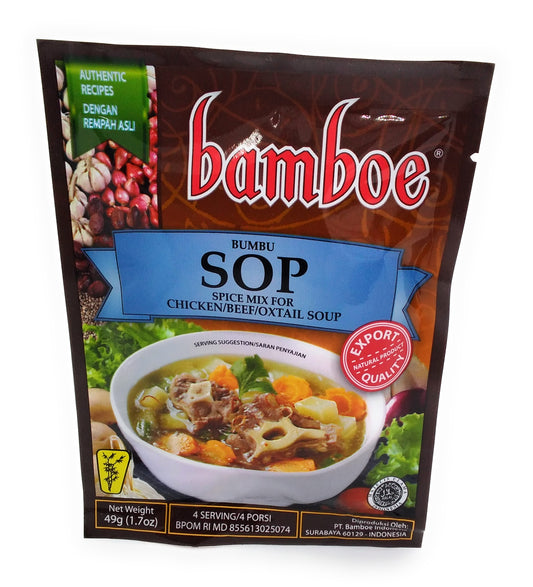 Bamboe Sop Spice mix for Chicken/Beef Oxtail Soup - 49g