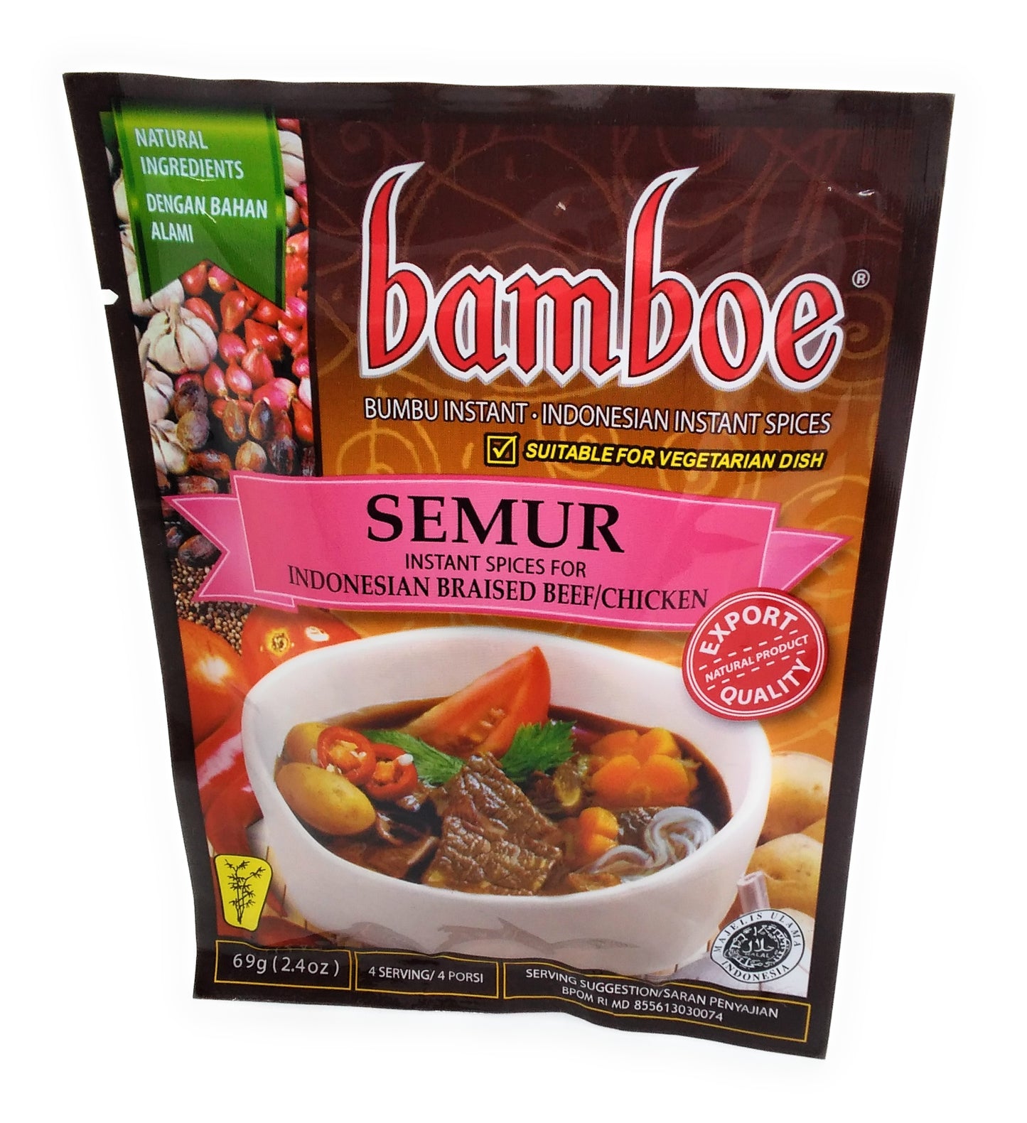 Semur Instant-Gewürz für indonesisches geschmortes Rindfleisch/Huhn – 69 g