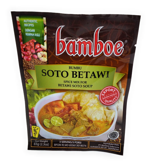 Bamboe Soto Betawi Spice Mix for Betawi Soto Soup - 65g