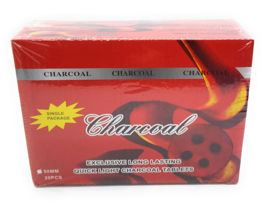 Charcoal Long Lasting Quick Light Charcoal Tablets - 20pcs