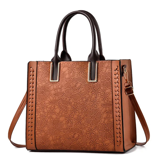 Middle-aged Mother Crossbody Bag Female Simple Temperament Single Shoulder Bag Soft Leather bags for women