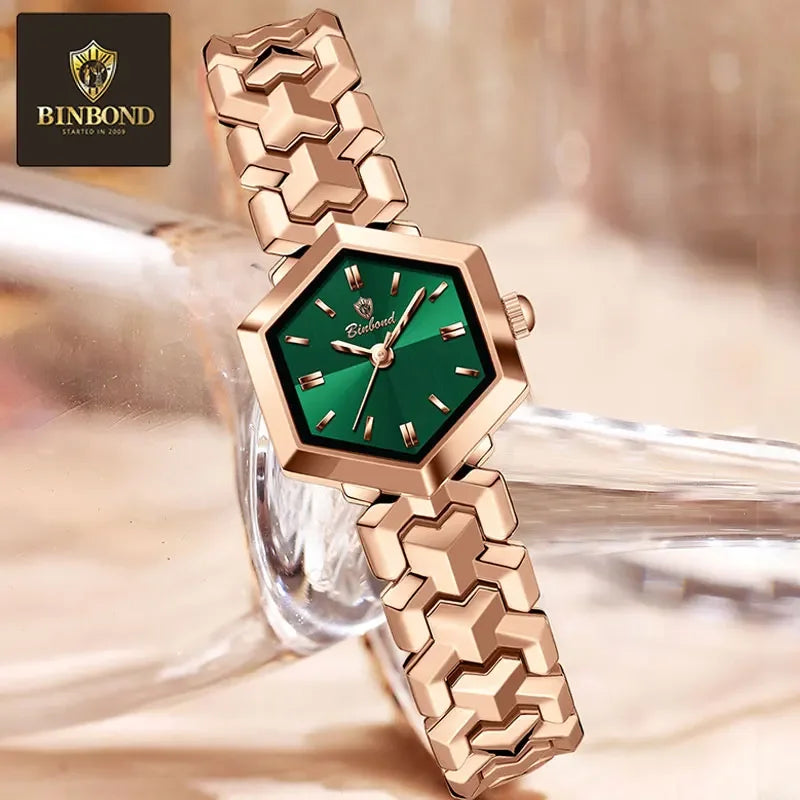 BONBOND Hot-selling Fashion New Ladies' Watch Waterproof Leisure Sports Trend Elegant Women's Quartz Wristwatch Relógio senhora