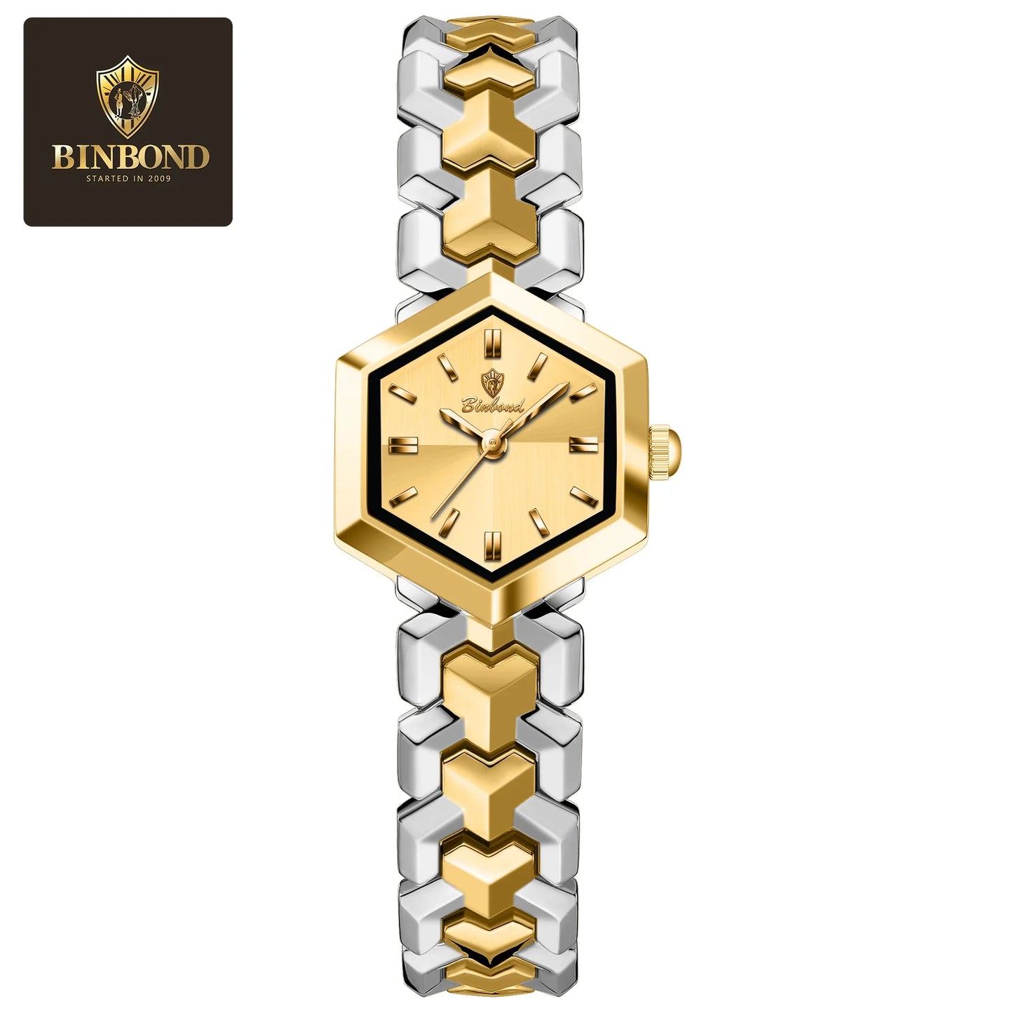 BONBOND Hot-selling Fashion New Ladies' Watch Waterproof Leisure Sports Trend Elegant Women's Quartz Wristwatch Relógio senhora