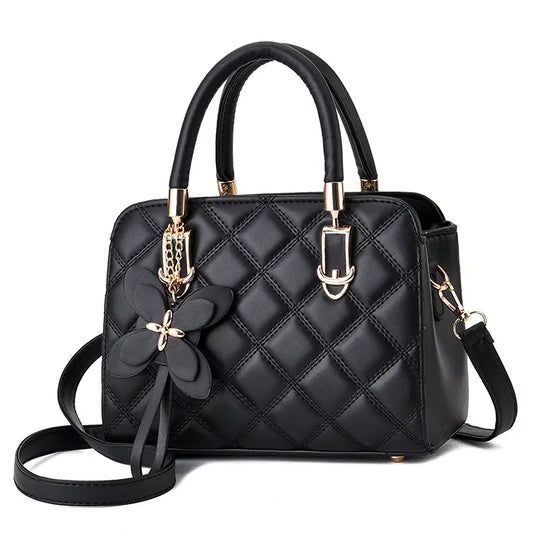 Trend Embroidery Thread Shoulder Bag Female Branded Trending Handbags Stone Pattern Pu Leather Crossbody Bags for Women
