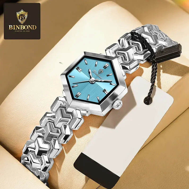 BONBOND Hot-selling Fashion New Ladies' Watch Waterproof Leisure Sports Trend Elegant Women's Quartz Wristwatch Relógio senhora