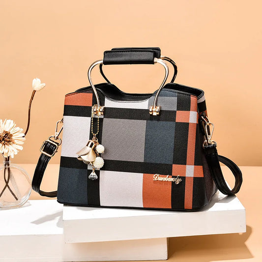 Tote Women Faux Leather Shoulder Bag Fashion Handbag Adjustable Strap Top Handle Large Capacity Insider Bags