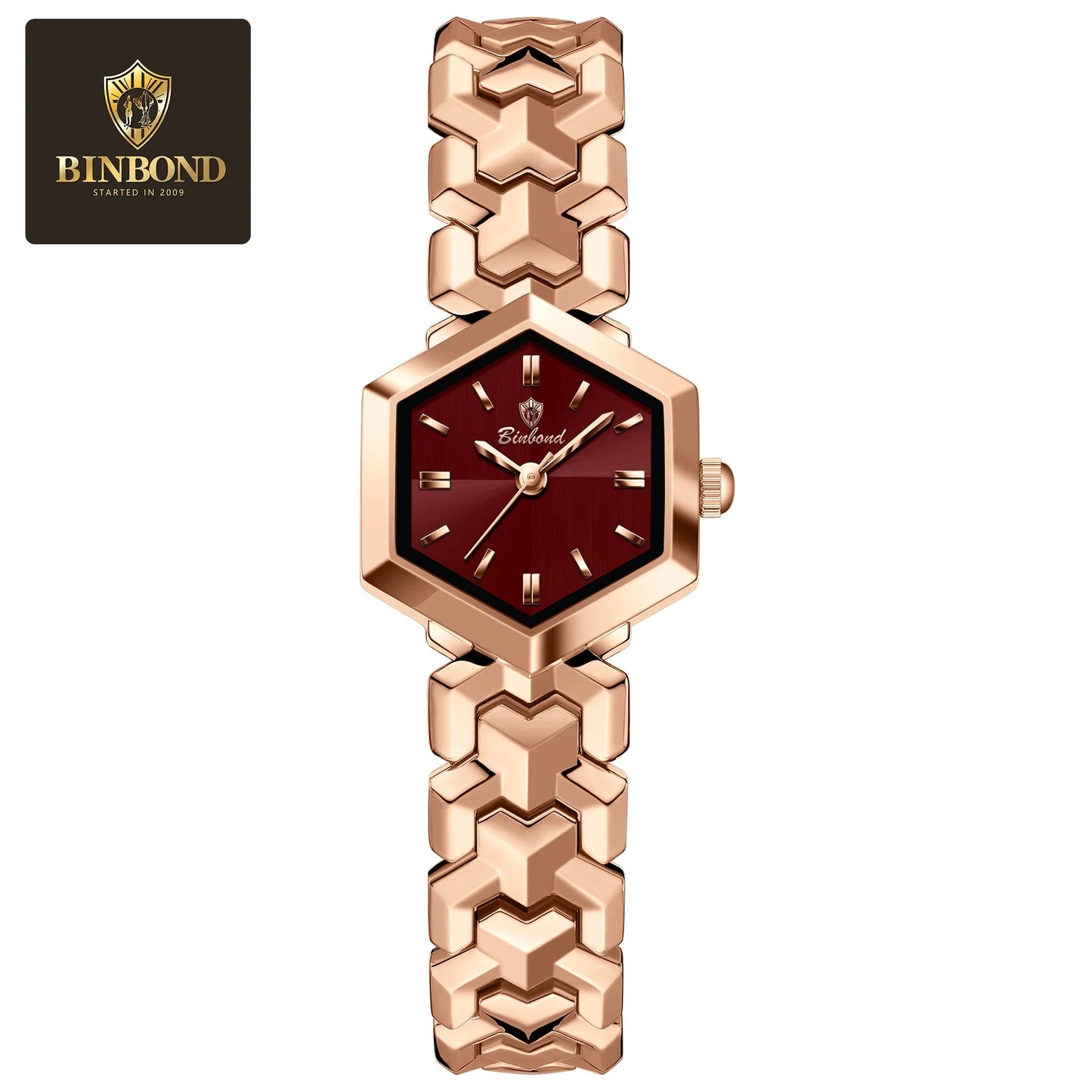 BONBOND Hot-selling Fashion New Ladies' Watch Waterproof Leisure Sports Trend Elegant Women's Quartz Wristwatch Relógio senhora
