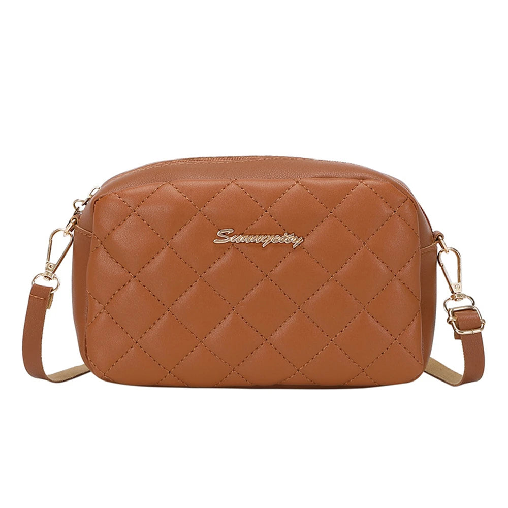 Elegante gesteppte Umhängetasche