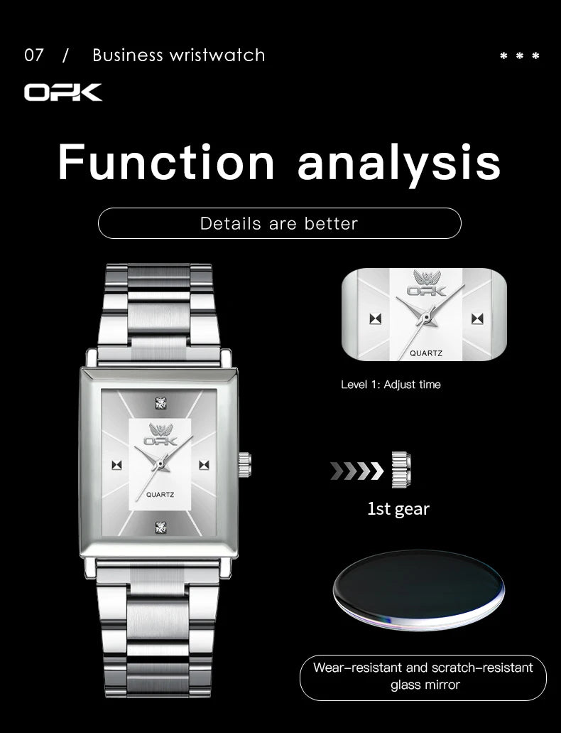 OPK Brand Men Wristwatch Luxury Original quartz men's watch 6029
