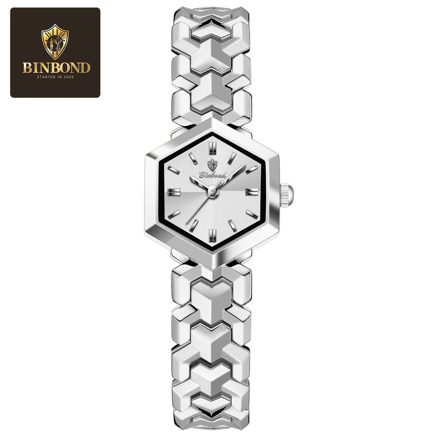 BONBOND Hot-selling Fashion New Ladies' Watch Waterproof Leisure Sports Trend Elegant Women's Quartz Wristwatch Relógio senhora