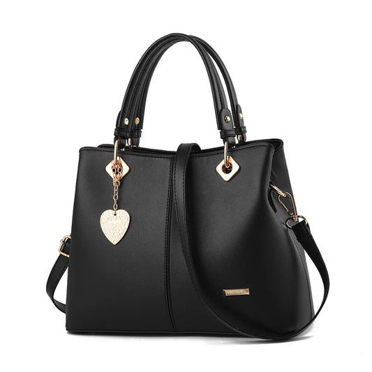 The New  Fashion Trend Casual Luxury Design Wild Lady Handbag Soft Leather Large Capacity Shoulder Messenger Bag Women Bags